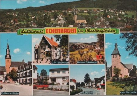 Reichshof-Eckenhagen - u.a. Kath. Pfarrkirche - 1973 Reichshof-Eckenhagen - u.a. Kath. Pfarrkirche - 1973