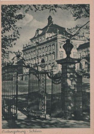 Ludwigsburg - Schloss - ca. 1950 Ludwigsburg - Schloss - ca. 1950