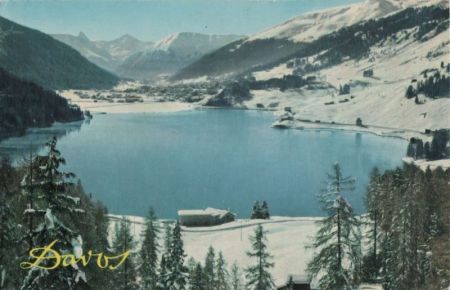 Davoser See - Schweiz - gegen Tinzenhorn Davoser See - Schweiz - gegen Tinzenhorn