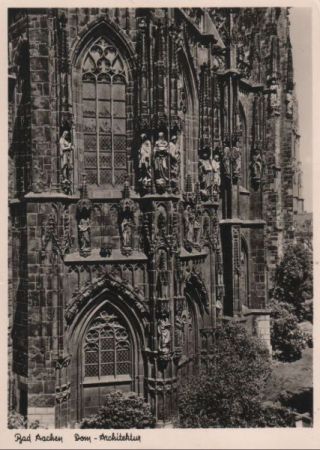 Aachen - Dom-Architektur - ca. 1960 Aachen - Dom-Architektur - ca. 1960