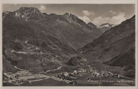 Schweiz - Andermatt - gegen Unteralptal - ca. 1950 Schweiz - Andermatt - gegen Unteralptal - ca. 1950