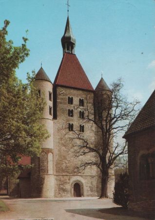 Warendorf-Freckenhorst - Stiftskirche, Westwerk - 1982 Warendorf-Freckenhorst - Stiftskirche, Westwerk - 1982