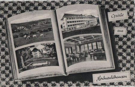 Hochwaldhausen - 4 Teilbilder - 1960 Hochwaldhausen - 4 Teilbilder - 1960