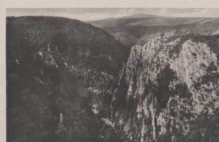 Bodetal bei Thale - Roßtrappfelsen - ca. 1955 Bodetal bei Thale - Roßtrappfelsen - ca. 1955