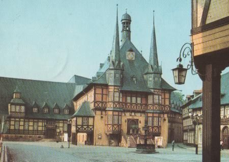 Wernigerode - Rathaus - ca. 1985 Wernigerode - Rathaus - ca. 1985