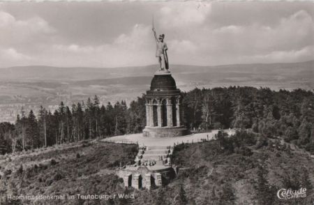 Hermannsdenkmal bei Hiddesen - 1956 Hermannsdenkmal bei Hiddesen - 1956