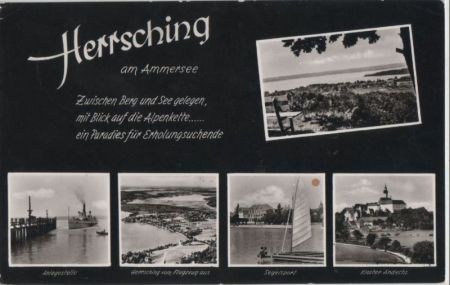 Herrsching - u.a. Kloster Andechs - ca. 1965 Herrsching - u.a. Kloster Andechs - ca. 1965