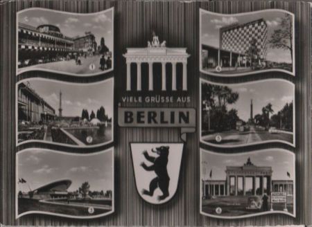 Berlin, Westteil - u.a. Kurfürstendamm - 1960 Berlin, Westteil - u.a. Kurfürstendamm - 1960