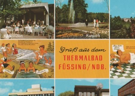 Gruß aus dem Thermalbad Füssing - 1985 Gruß aus dem Thermalbad Füssing - 1985