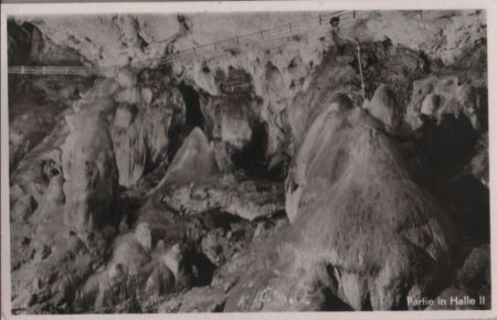 Sonnenbühl-Erpfingen - Karlshöhle, Partie in Halle II - 1950 Sonnenbühl-Erpfingen - Karlshöhle, Partie in Halle II - 1950