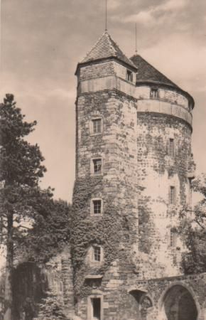 Burg Stolpen - Johannisturm - ca. 1965 Burg Stolpen - Johannisturm - ca. 1965