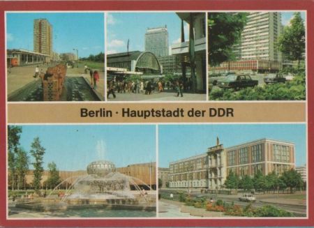Berlin, Ostteil - u.a. Pionierpalast - 1985 Berlin, Ostteil - u.a. Pionierpalast - 1985