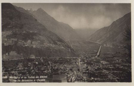 Schweiz - Martigny - et Valle du Rhone - ca. 1950 Schweiz - Martigny - et Valle du Rhone - ca. 1950