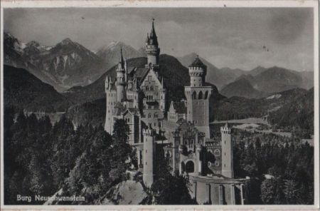Schwangau Neuschwanstein - ca. 1950 Schwangau Neuschwanstein - ca. 1950