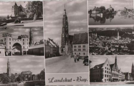 Landshut - mit 7 Bildern - 1960 Landshut - mit 7 Bildern - 1960