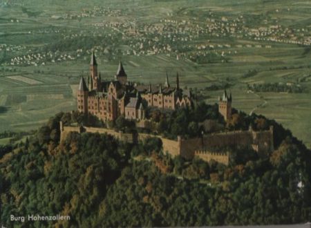 Burg Hohenzollern bei Bisingen - ca. 1975 Burg Hohenzollern bei Bisingen - ca. 1975