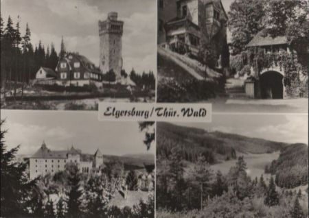 Elgersburg - 4 Teilbilder - 1967 Elgersburg - 4 Teilbilder - 1967