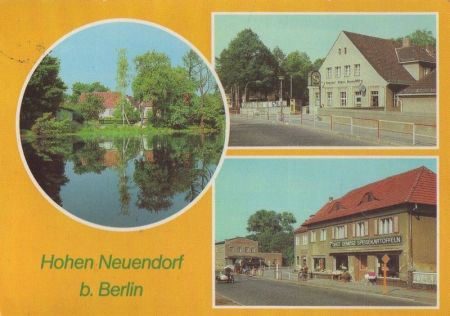 Hohen Neuendorf - u.a. Einkaufszentrum Leninstraße - 1984 Hohen Neuendorf - u.a. Einkaufszentrum Leninstraße - 1984