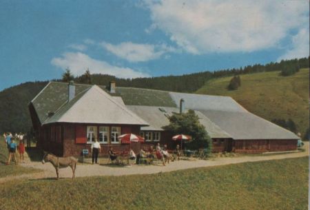 Münstertal-Untermünstertal - Almgaststätte Kälbelescheuer - ca. 1985 Münstertal-Untermünstertal - Almgaststätte Kälbelescheuer - ca. 1985