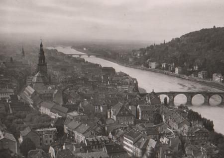 Blick auf Heidelberg - 1958 Blick auf Heidelberg - 1958