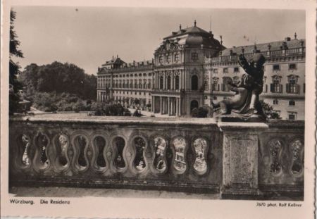 Würzburg - Residenz - ca. 1960 Würzburg - Residenz - ca. 1960