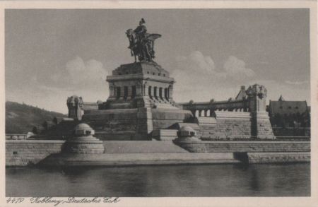 Koblenz - Deutsches Eck - ca. 1955 Koblenz - Deutsches Eck - ca. 1955