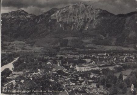 Bad Reichenhall - gegen Zwiesel und Hochstauten - 1960 Bad Reichenhall - gegen Zwiesel und Hochstauten - 1960