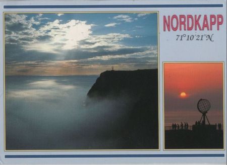 Norwegen - Nordkapp - Nordkap - 2 Teilbilder - ca. 2000 Norwegen - Nordkapp - Nordkap - 2 Teilbilder - ca. 2000