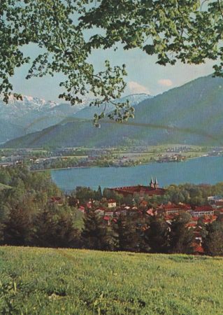 Tegernsee - Blick auf Blauberge - 1971 Tegernsee - Blick auf Blauberge - 1971