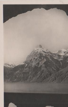 Schweiz - Axenstrasse - Blick auf Urirotstock - ca. 1955 Schweiz - Axenstrasse - Blick auf Urirotstock - ca. 1955