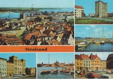 Stralsund - u.a. Leninplatz - 1984 Stralsund - u.a. Leninplatz - 1984