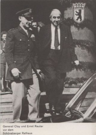Berlin, Westteil - General Clay und Bürgermeister Reuter - ca. 1950 Berlin, Westteil - General Clay und Bürgermeister Reuter - ca. 1950