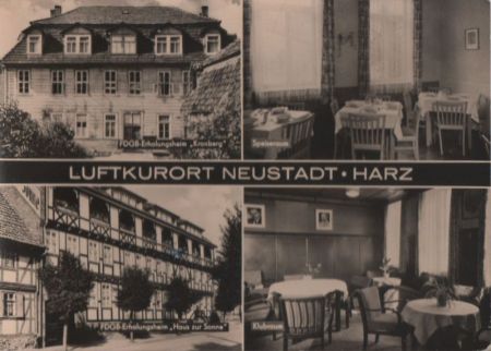 Neustadt / Harz - u.a. Haus zur Sonne - ca. 1965 Neustadt / Harz - u.a. Haus zur Sonne - ca. 1965