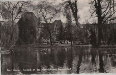 Bad Kösen - Kurpark an der Medizinischen Badeanstalt - 1959 Bad Kösen - Kurpark an der Medizinischen Badeanstalt - 1959