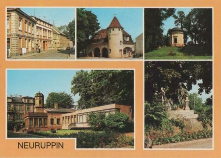 Neuruppin - u.a. Rosenstraße - 1989 Neuruppin - u.a. Rosenstraße - 1989