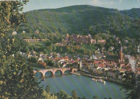 Heidelberg (Neckar) - Blick über Altstadt - ca. 1980 Heidelberg (Neckar) - Blick über Altstadt - ca. 1980
