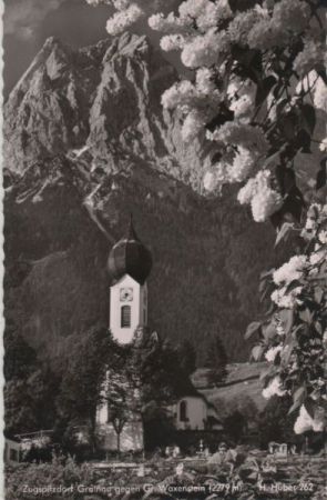 Grainau - gegen Großen Waxenstein - ca. 1960 Grainau - gegen Großen Waxenstein - ca. 1960