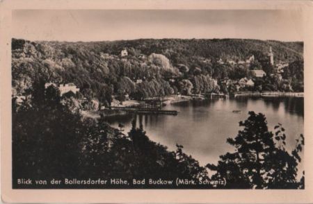 Buckow - Blick von der Bollersdorfer Höhe - 1963 Buckow - Blick von der Bollersdorfer Höhe - 1963