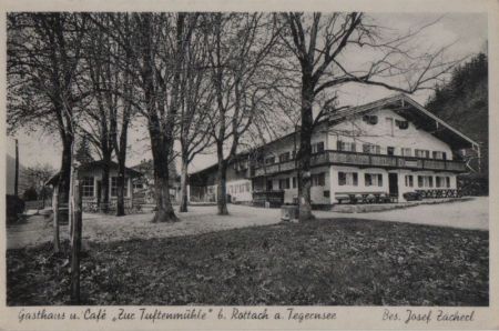 Rottach - Gasthaus Zur Tuftenmühle - ca. 1960 Rottach - Gasthaus Zur Tuftenmühle - ca. 1960