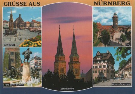 Nürnberg - u.a. Hauptmarkt - ca. 1995 Nürnberg - u.a. Hauptmarkt - ca. 1995