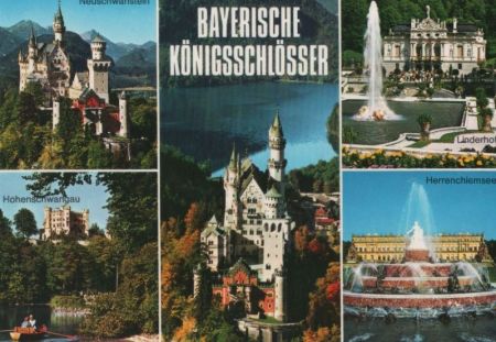Bayern - Bayerische Königsschlösser - ca. 1980 Bayern - Bayerische Königsschlösser - ca. 1980