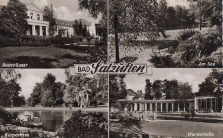 Bad Salzuflen - u.a. Badehäuser - 1963 Bad Salzuflen - u.a. Badehäuser - 1963