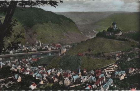 Cochem - Blick von der Umkehr - ca. 1965 Cochem - Blick von der Umkehr - ca. 1965