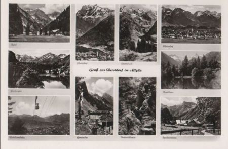 Oberstdorf - u.a. Gerstruben - ca. 1955 Oberstdorf - u.a. Gerstruben - ca. 1955