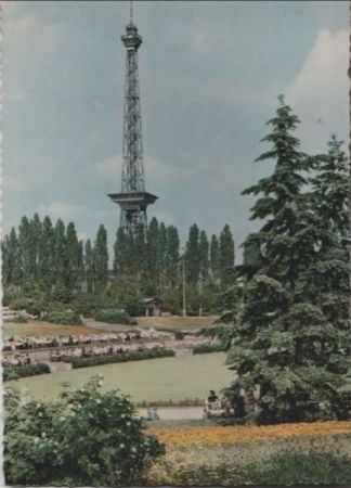 Berlin-Westend, Funkturm - mit Sommergarten - ca. 1970 Berlin-Westend, Funkturm - mit Sommergarten - ca. 1970