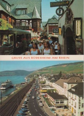Rüdesheim - u.a. Drosselgasse - ca. 1980 Rüdesheim - u.a. Drosselgasse - ca. 1980