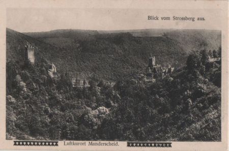 Manderscheid - Blick vom Strossberg - ca. 1955 Manderscheid - Blick vom Strossberg - ca. 1955