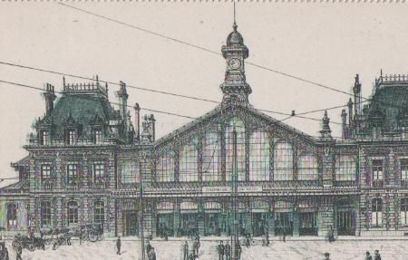 Frankreich - Roubaix - La Gare - Bahnhof - ca. 1935 Frankreich - Roubaix - La Gare - Bahnhof - ca. 1935