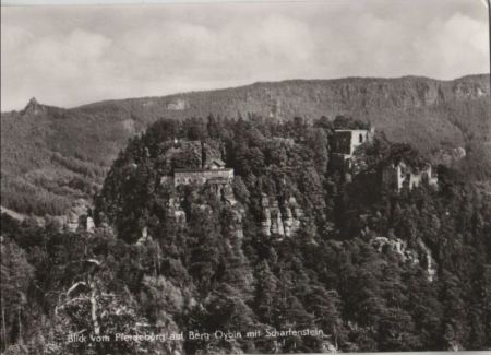 Kurort Oybin - Blick vom Pferdeberg - 1972 Kurort Oybin - Blick vom Pferdeberg - 1972