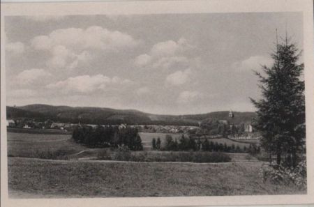 Leinatal-Catterfeld - Blick zum Steinbühl - 1953 Leinatal-Catterfeld - Blick zum Steinbühl - 1953